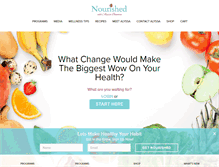 Tablet Screenshot of nourished.ca